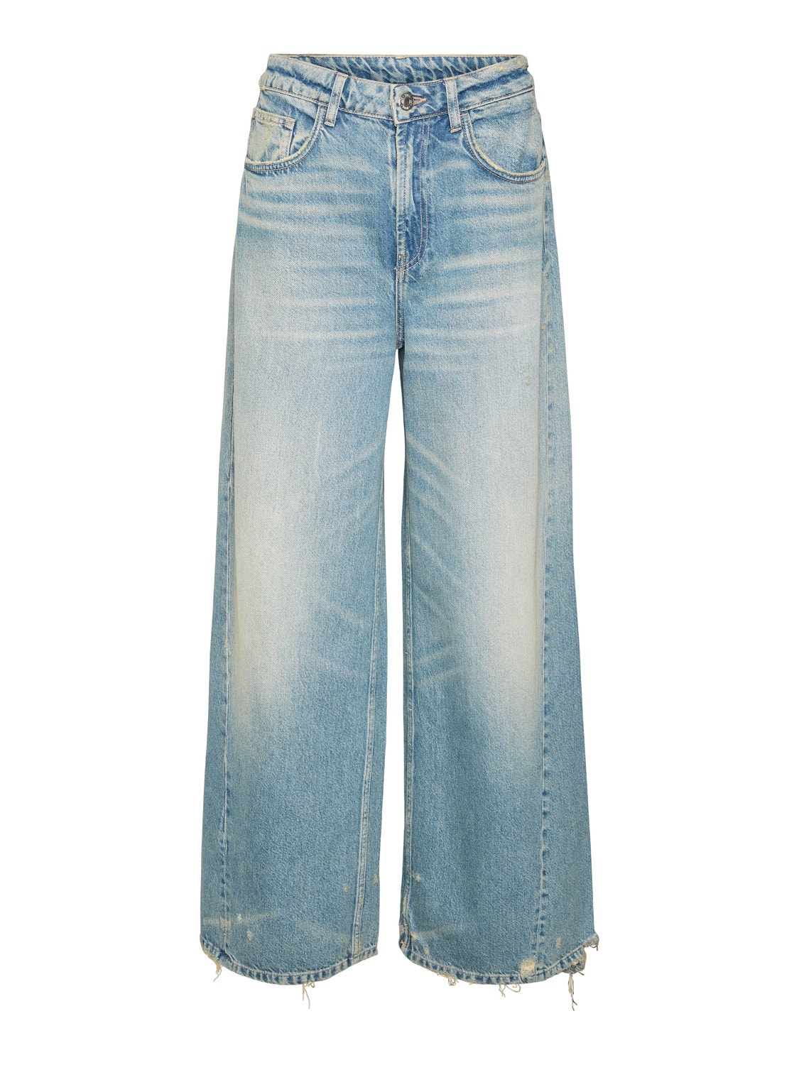 Vero Moda VMROWAN Wide fit Jeans -Medium Blue Denim - 10310282