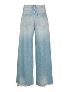 Vero Moda VMROWAN Szeroki krój Jeans -Medium Blue Denim - 10310282