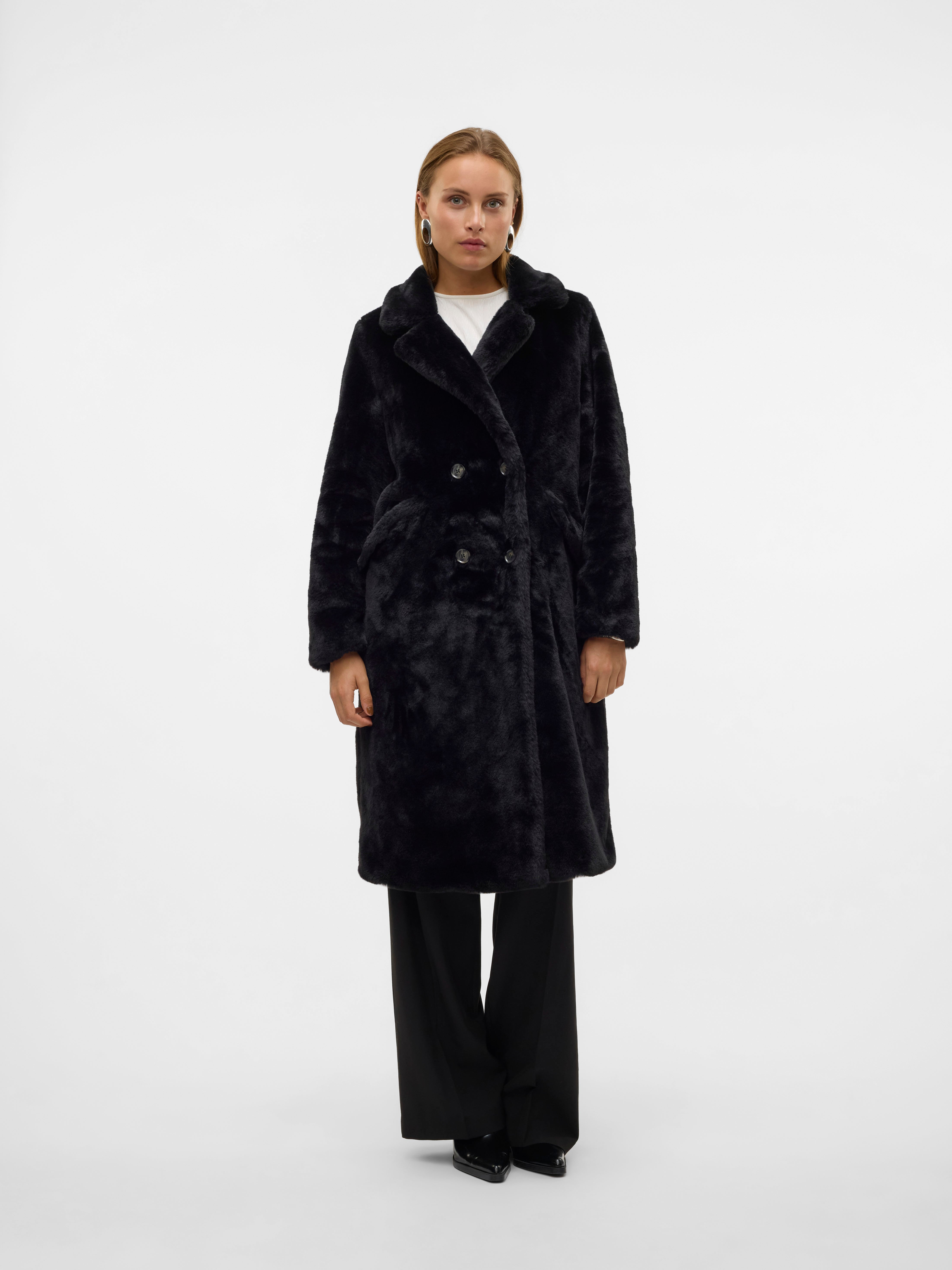 Manteau fausse fourrure Veste chaude elegante VERO MODA