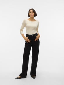Vero Moda VMGIZELLE Neulepuserot -Birch - 10310341