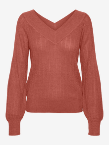 Vero Moda VMNEWLEXSUN Pullover -Burnt Sienna - 10310344