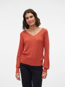 Vero Moda VMNEWLEXSUN Pullover -Burnt Sienna - 10310344