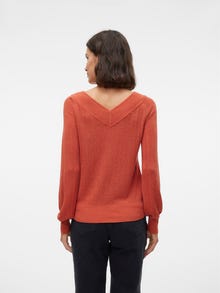 Vero Moda VMNEWLEXSUN Pullover -Burnt Sienna - 10310344