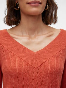 Vero Moda VMNEWLEXSUN Pullover -Burnt Sienna - 10310344