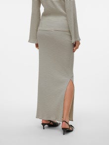 Vero Moda VMLENA Medelhög midja Lång kjol -Birch - 10310367