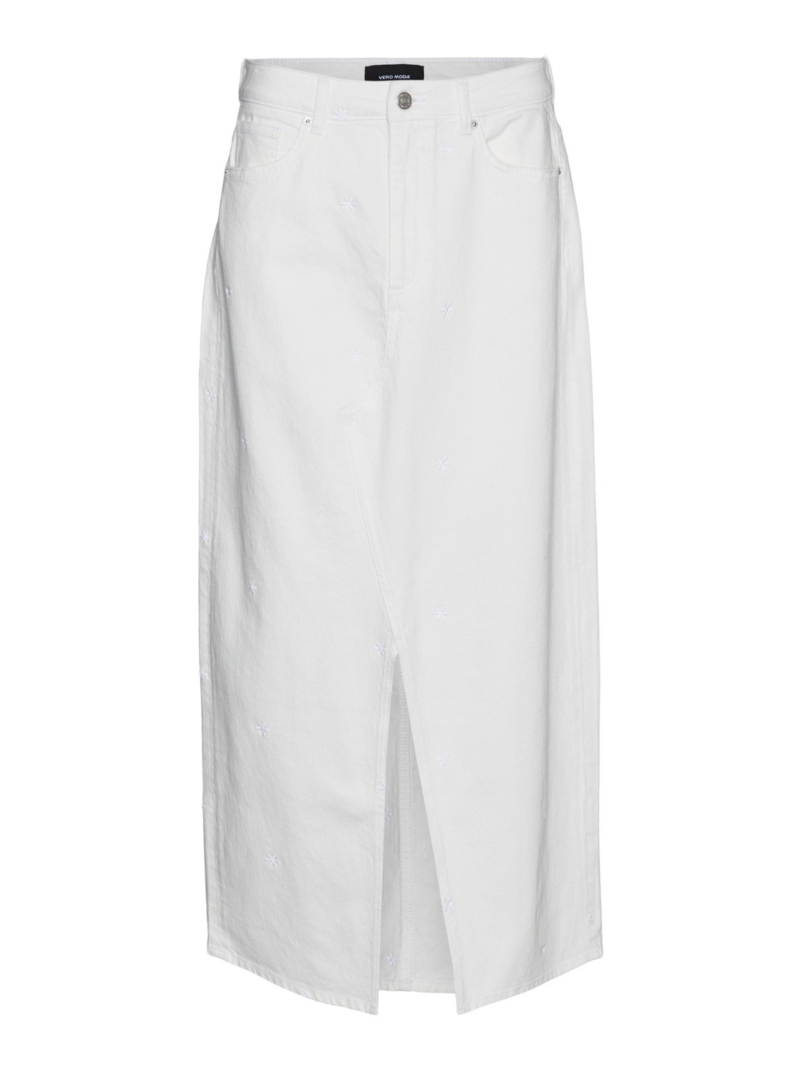 Vero Moda VMMINNA Lång kjol -Bright White - 10310429
