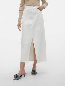 Vero Moda VMMINNA Long skirt -Bright White - 10310429