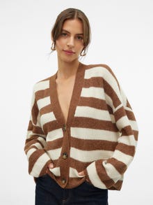 Vero Moda VMNATAHLIE Knit Cardigan -Pinecone - 10310470