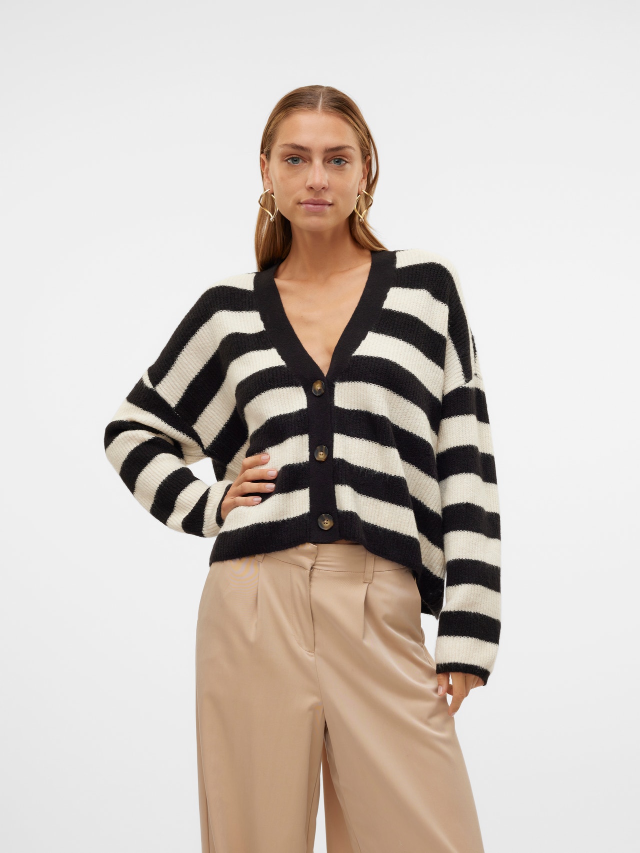 Vero Moda VMNATAHLIE Knit Cardigan -Black - 10310470