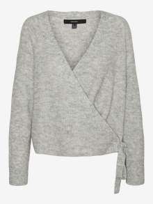Vero Moda VMFILUCA Cardigans en maille -Light Grey Melange - 10310517