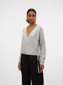 Vero Moda VMFILUCA Cardigans en maille -Light Grey Melange - 10310517