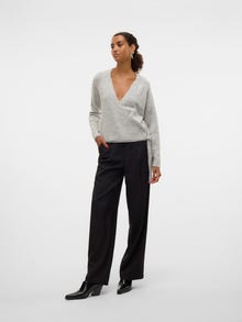 Vero Moda VMFILUCA Cardigans en maille -Light Grey Melange - 10310517