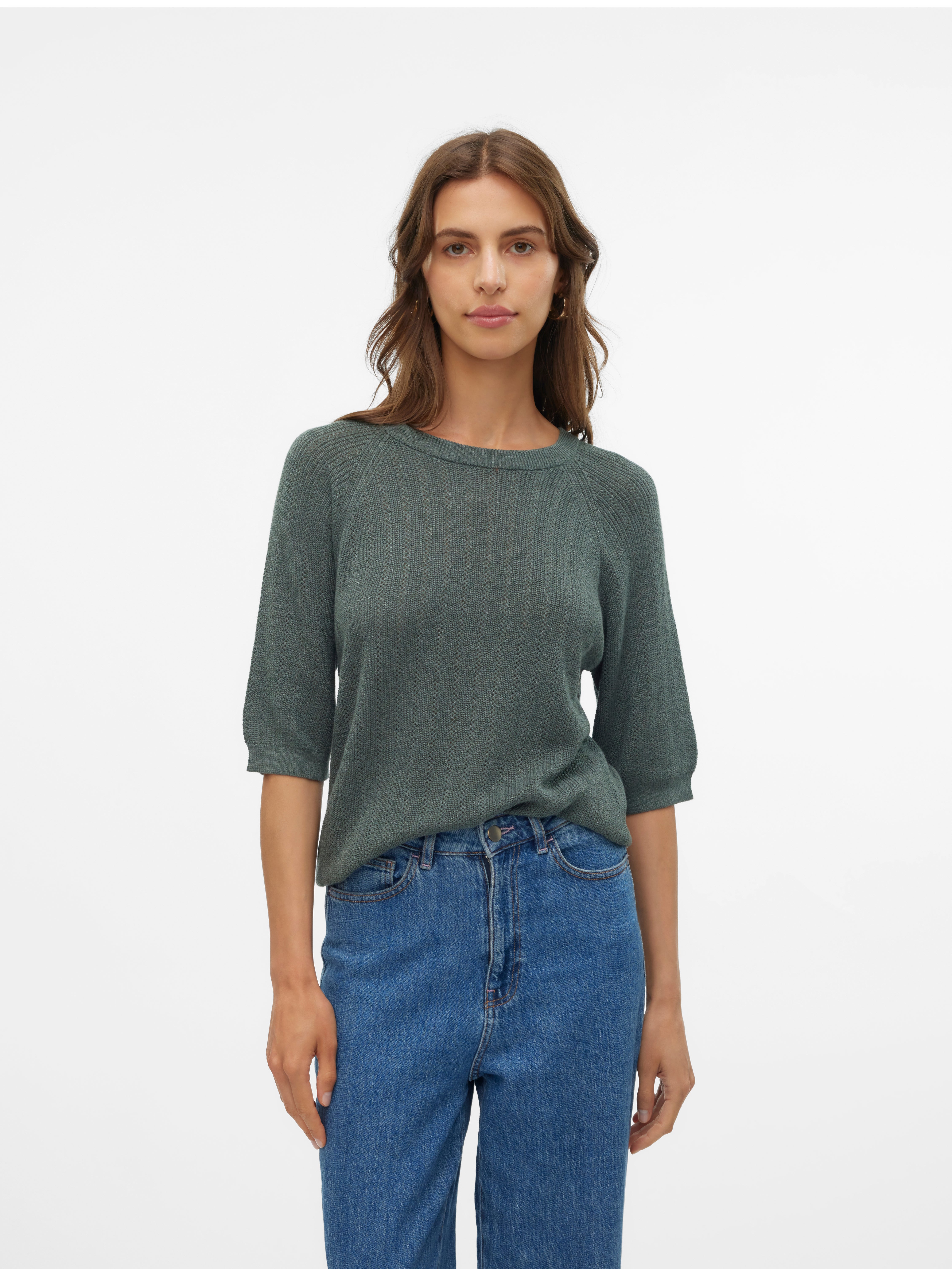 VMNEWLEXSUN Pullover | Dunkelgrün | Vero Moda® 
