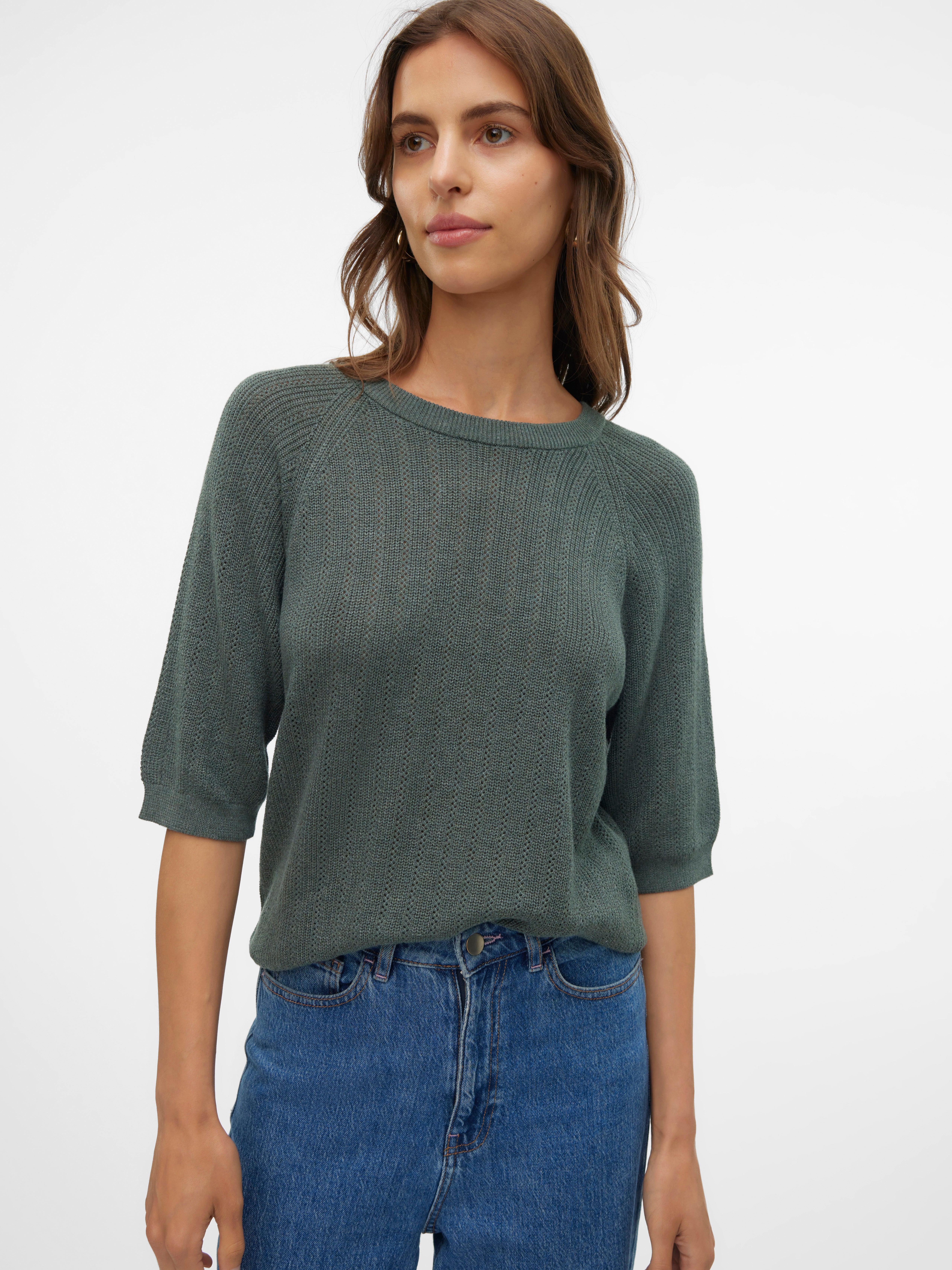 VMNEWLEXSUN Pullover | Dunkelgrün | Vero Moda®