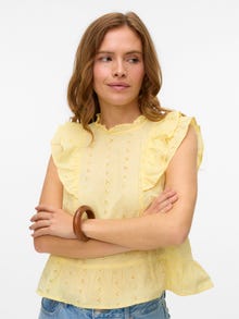 Vero Moda VMKAMMY Top -Pale Banana - 10310559