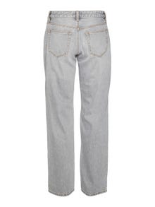 Vero Moda VMPAM Niedrige Taille Gerade geschnitten Jeans -Medium Grey Denim - 10310565