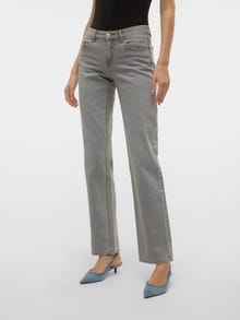 Vero Moda VMPAM Low rise Straight Fit Jeans -Medium Grey Denim - 10310565