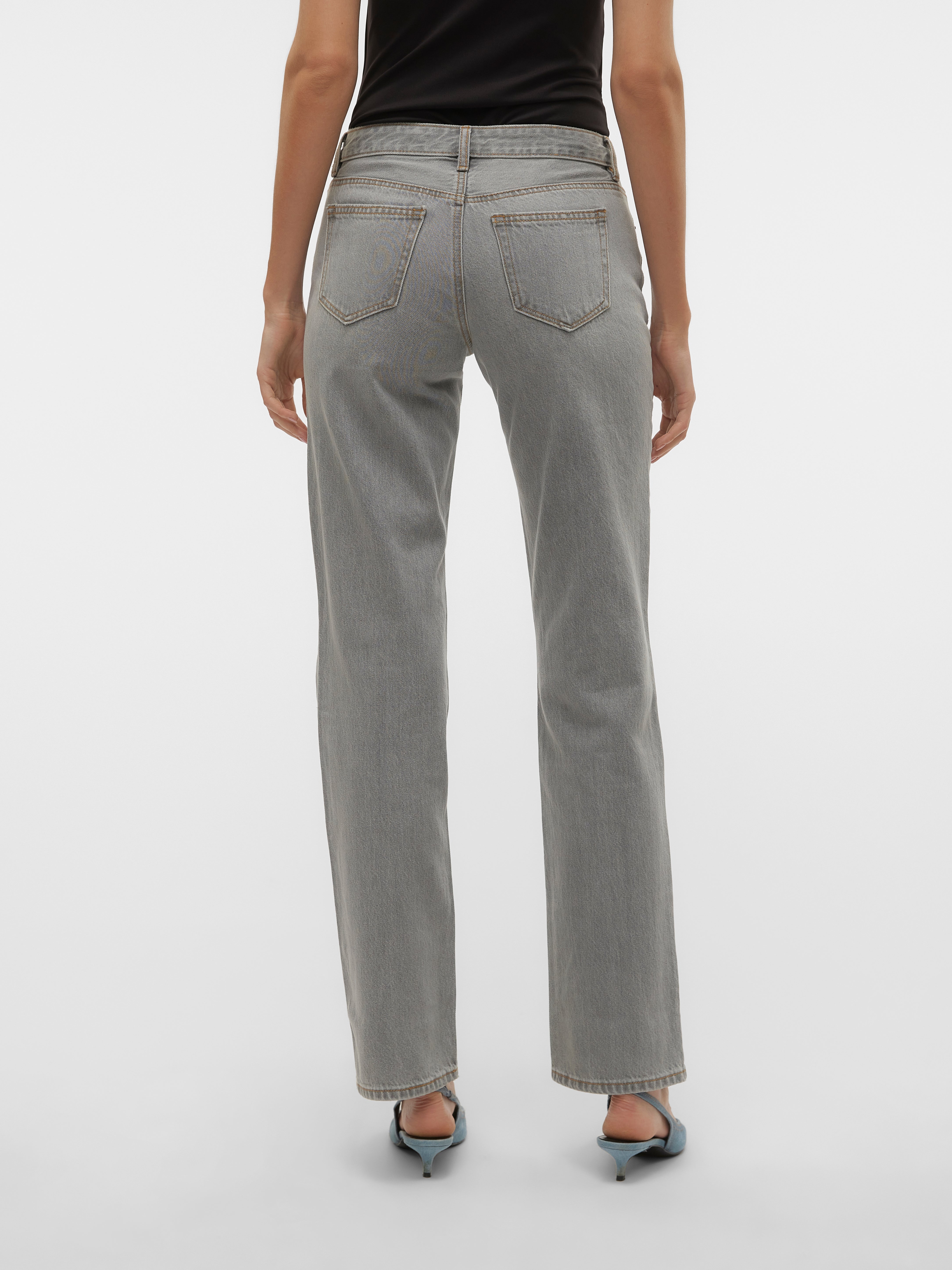 VMPAM Låg midja Jeans Mellangrått Vero Moda®