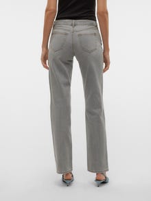 Vero Moda VMPAM Low rise Straight Fit Jeans -Medium Grey Denim - 10310565
