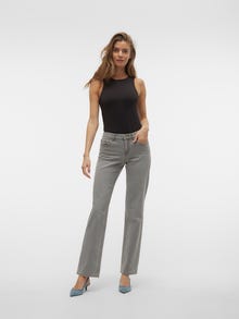 Vero Moda VMPAM Low rise Straight Fit Jeans -Medium Grey Denim - 10310565