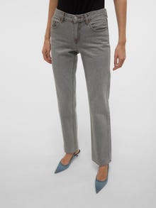 Vero Moda VMPAM Low rise Straight Fit Jeans -Medium Grey Denim - 10310565