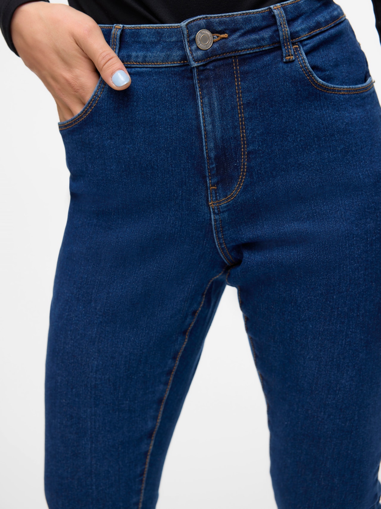 Vero Moda VMELLY Skinny Fit Jeans -Dark Blue Denim - 10310613