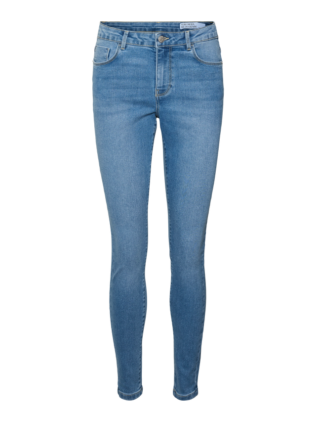 Vero Moda VMELLY Middels høyt snitt Skinny Fit Jeans - 10310613