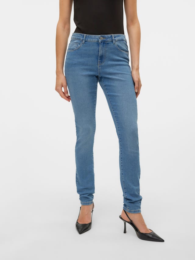 Vero Moda VMELLY Mid rise Skinny fit Jeans - 10310613