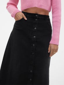 Vero Moda VMNELLY Long Skirt -Black Denim - 10310664