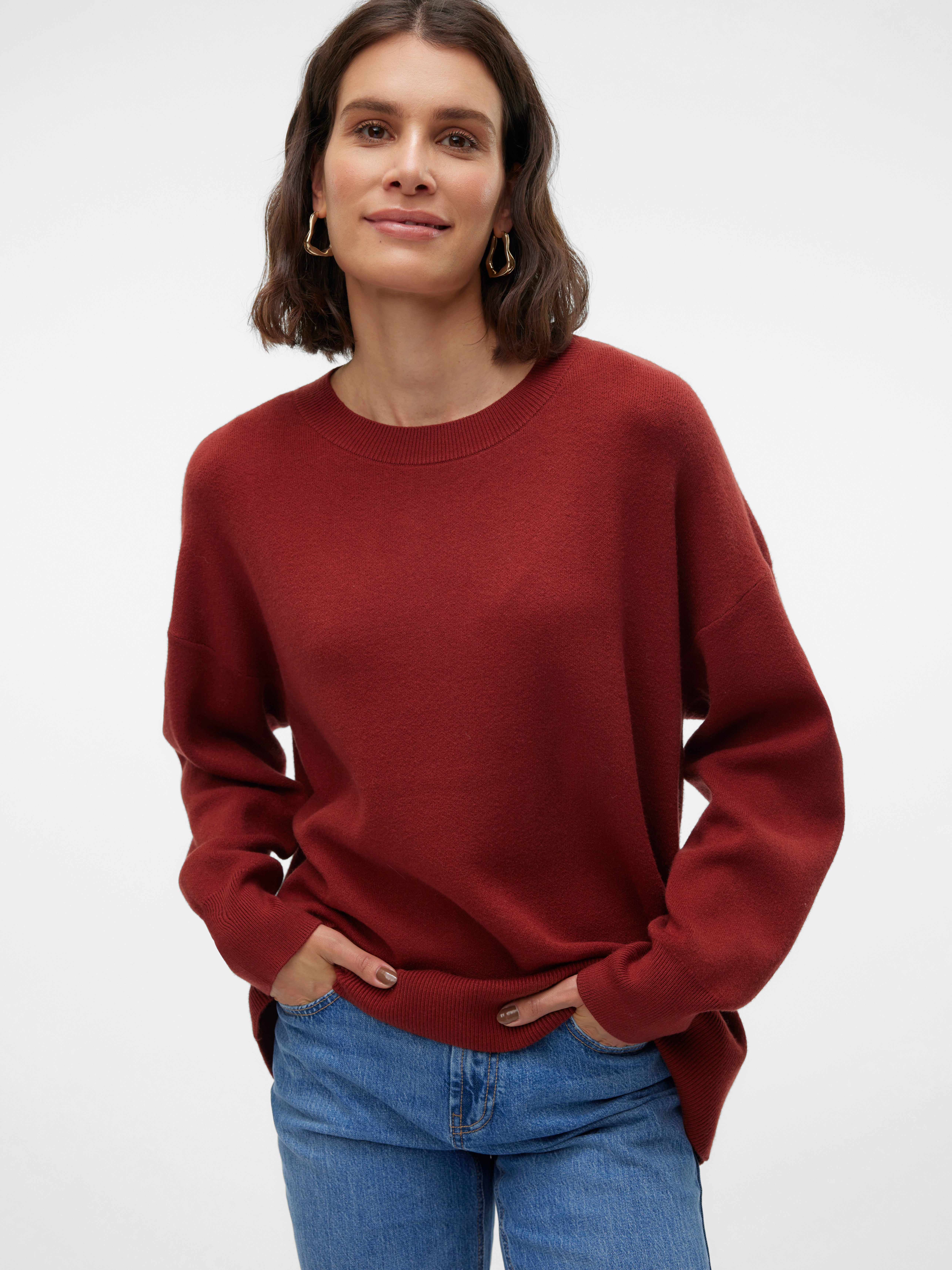 VMNANCY Pullover | Dunkelbraun | Vero Moda®