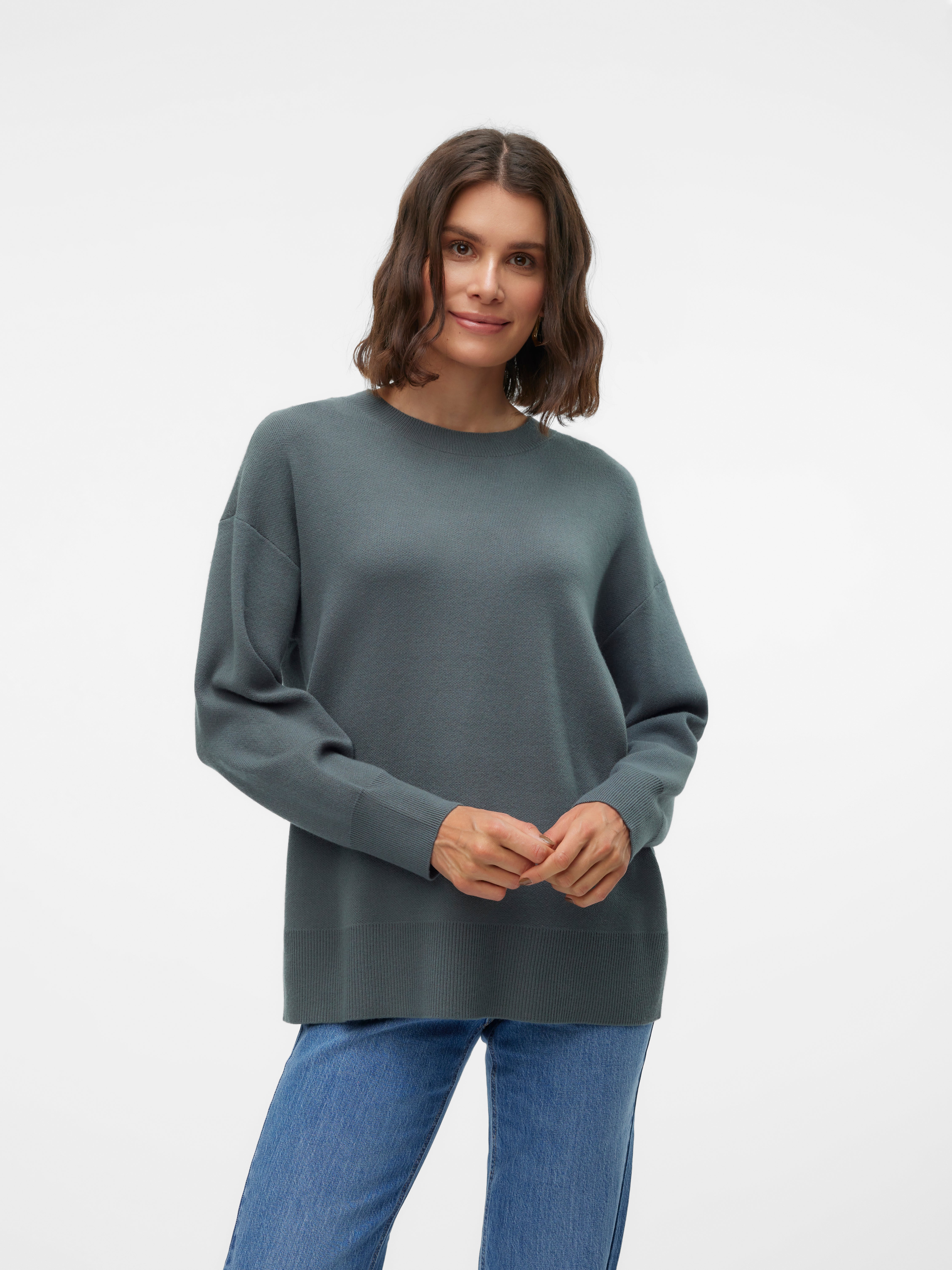 VMNANCY Pullover | Dunkelgrün | Vero Moda®