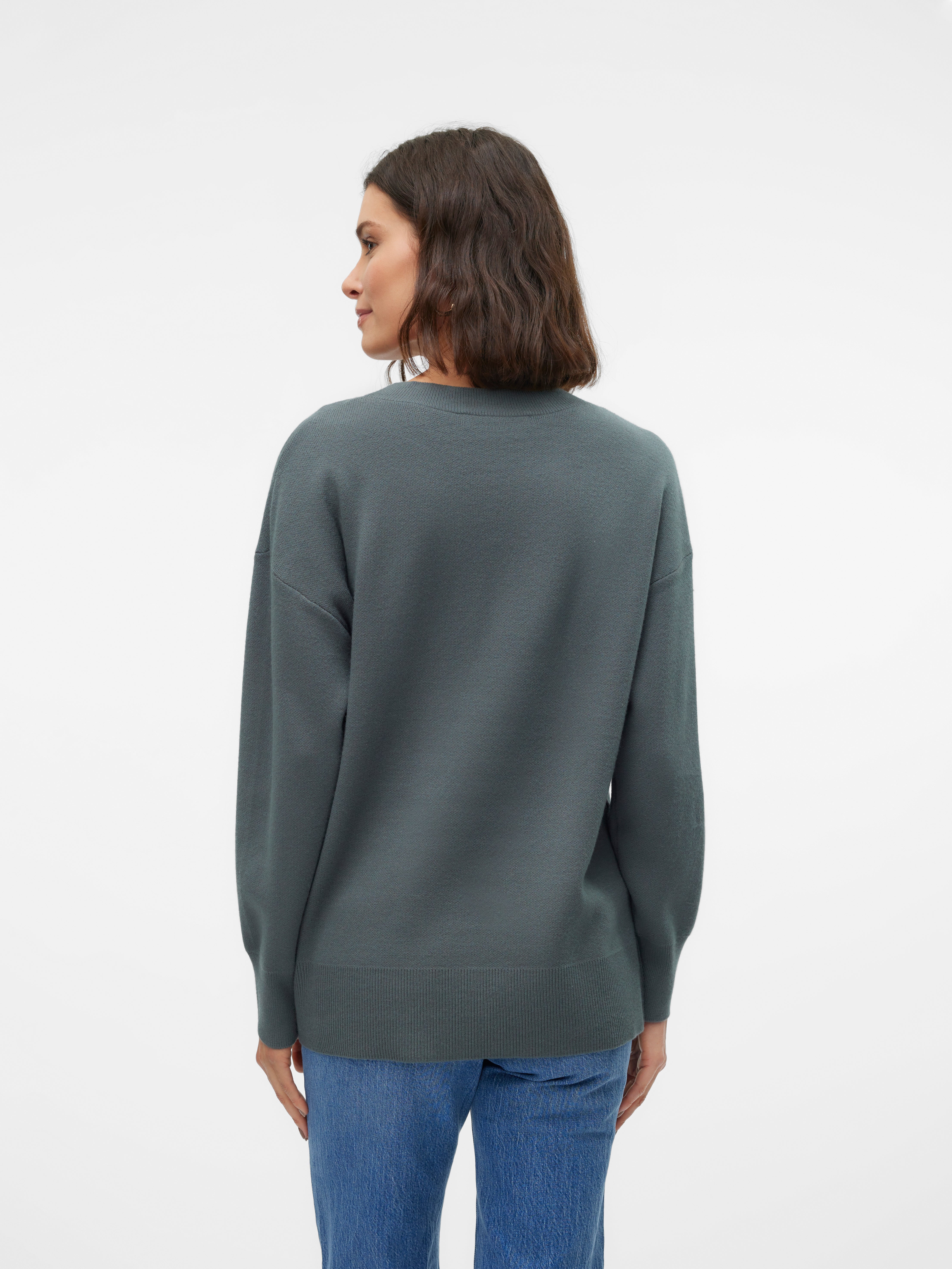 VMNANCY Pullover | Dunkelgrün | Vero Moda®