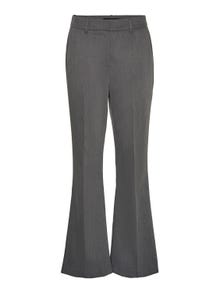 Vero Moda VMBEATE High rise Trousers -Medium Grey Melange - 10310717