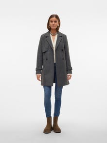 Vero Moda VMPOPAMY Gabardinas -Dark Grey Melange - 10310730