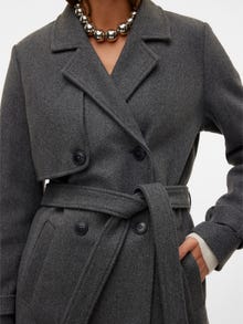 Vero Moda VMPOPAMY Gabardinas -Dark Grey Melange - 10310730