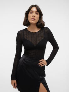 Vero Moda VMLINETTE Tops -Black - 10310744