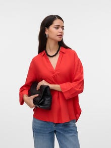 Vero Moda VMLINN Overhemd -Tomato - 10310759