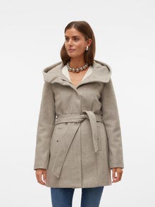 Vero Moda VMPOPLIVA Kurtka -Silver Mink - 10310779