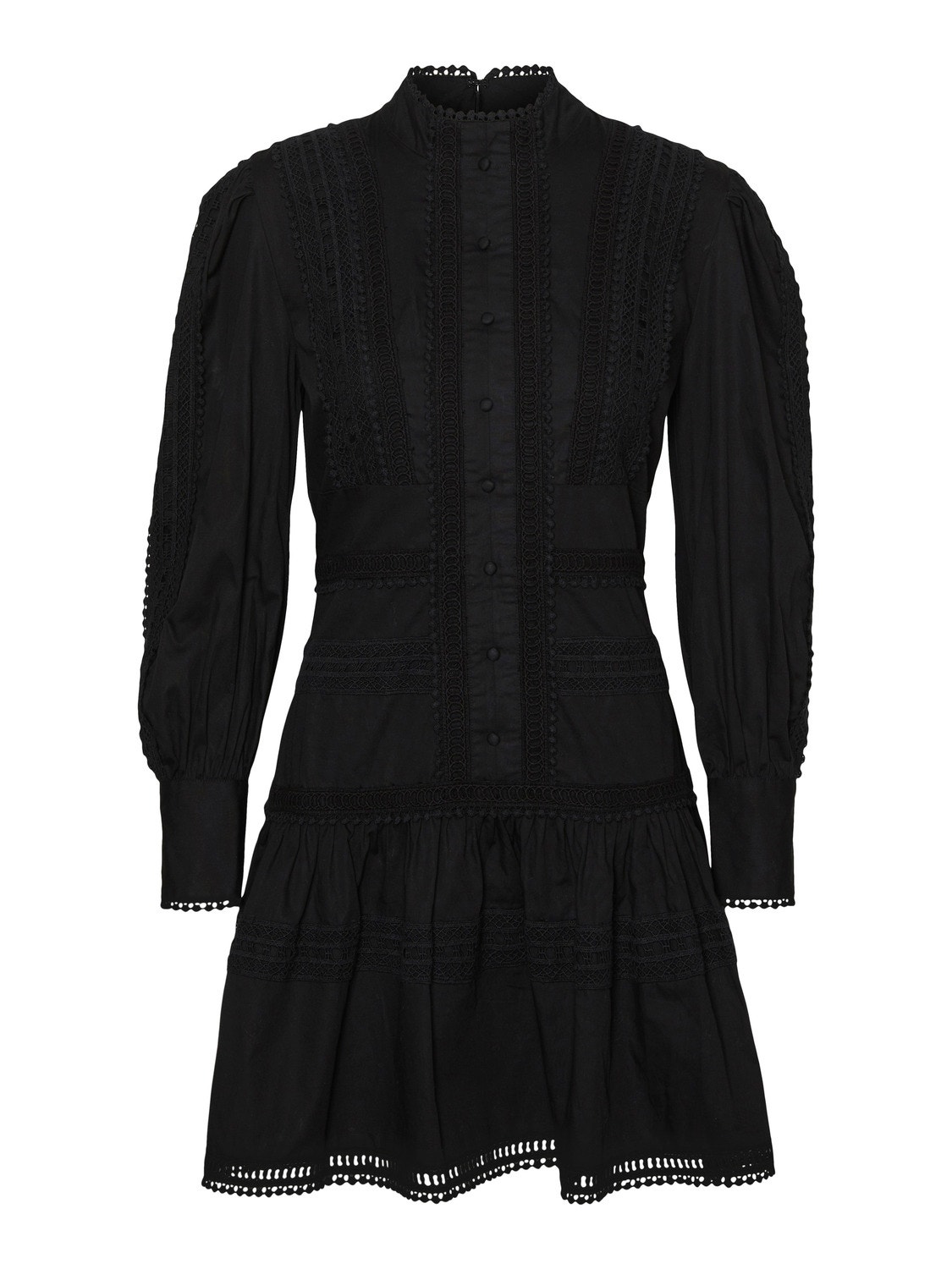 Vero Moda VMNOVAELLI Krótka sukienka -Black - 10310789