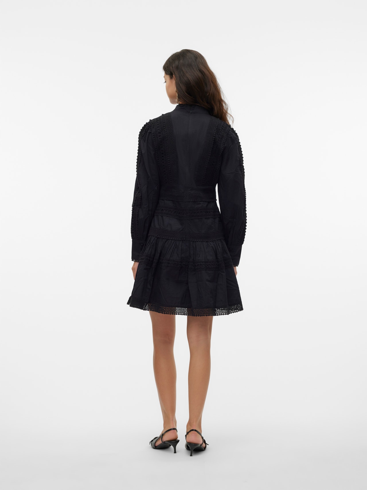 Vero Moda VMNOVAELLI Korte jurk -Black - 10310789