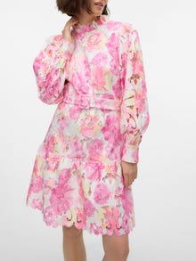 Vero Moda VMEDITH Korte jurk -Pink Cosmos - 10310820