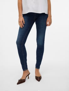 Vero Moda VMFLASH Mid rise Skinny Fit Jeans -Dark Blue Denim - 10310822