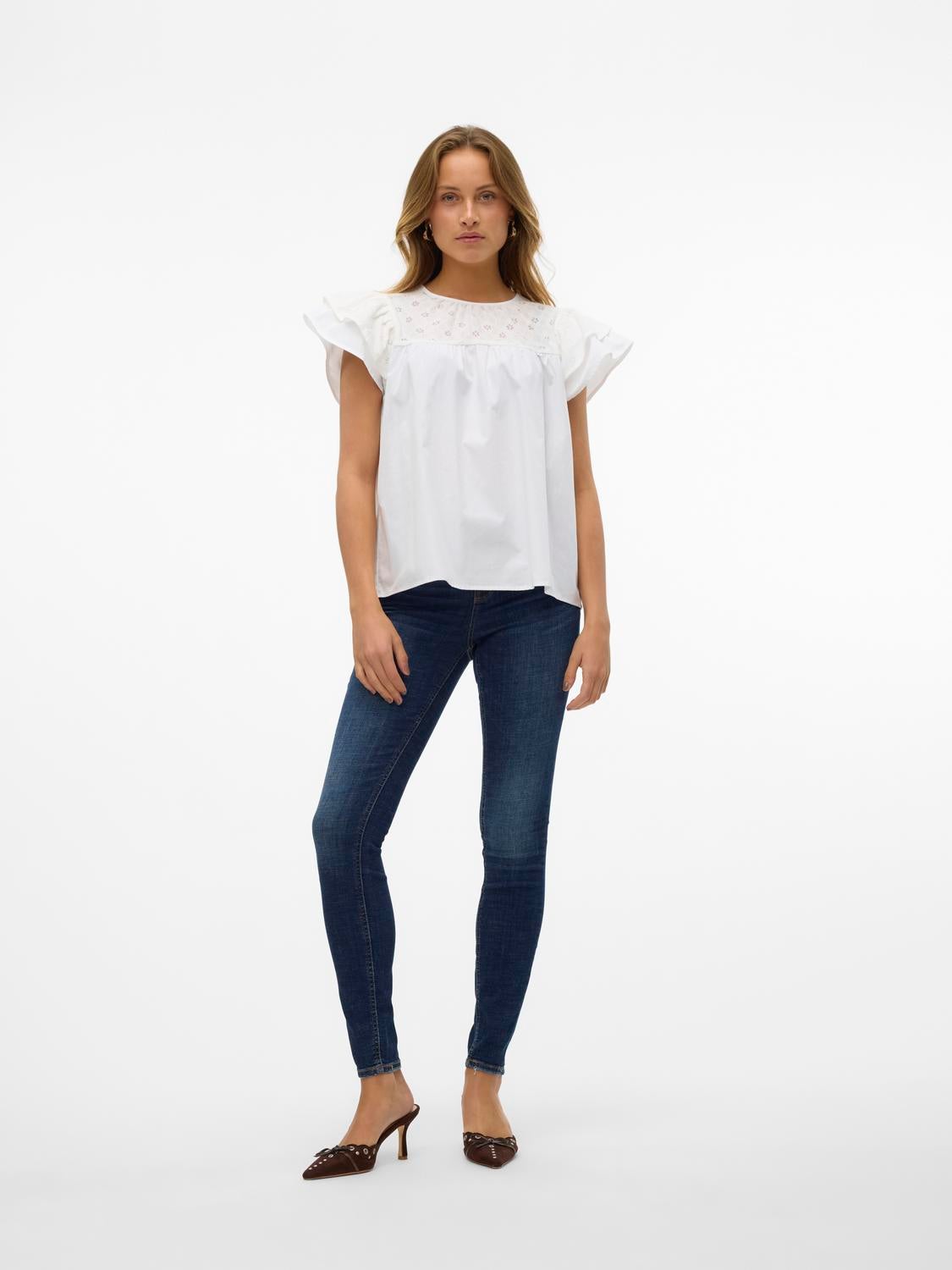 VMFLASH Medelhög midja Skinny Fit Jeans