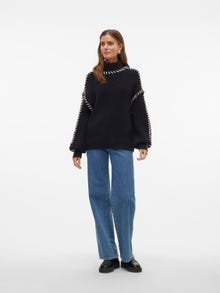 Vero Moda VMNEWCREAM Pullover -Black - 10310868