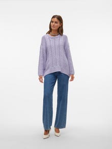 Vero Moda VMSVEACABLE Neulepuserot -Cosmic Sky - 10310869