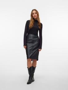 Vero Moda VMBLISS Vita alta Gonna midi -Black - 10310873
