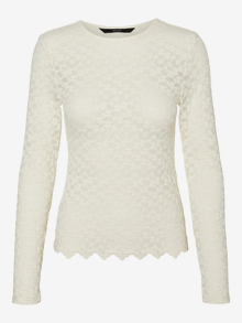 Vero Moda VMAMY Top -Cloud Dancer - 10310875