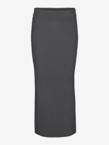 Vero Moda VMPUFF Midikjol -Asphalt - 10310877