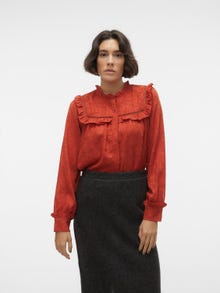 Vero Moda VMSASCHA Skjorte -Red Ochre - 10310919