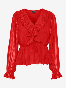 Vero Moda VMDORA Topit -Fiery Red - 10310921
